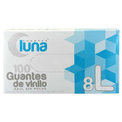 Guantes Luna Vinyl Gloves Size L 100 Units Jag Couture London - New York