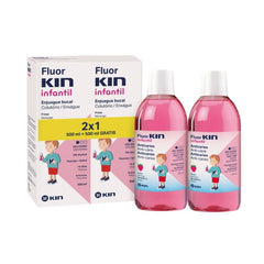Kin Fluorkin Strawberry Children's Mouthwash 2x500ml Jag Couture London - New York