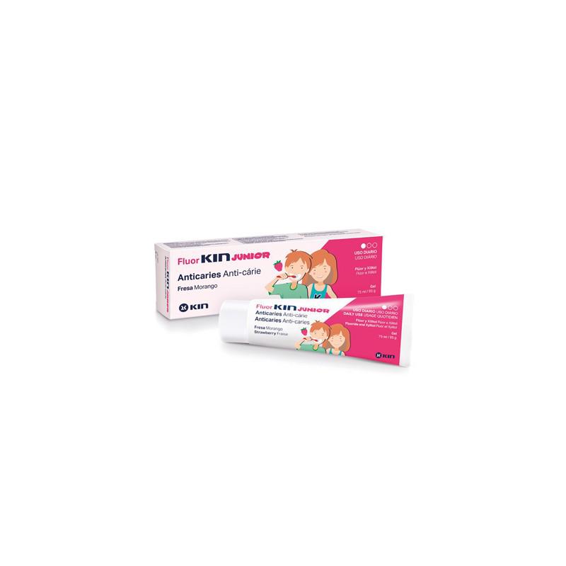 Fluor-Kin Junior Toothpaste Strawberry Flavour 75ml Jag Couture London - New York