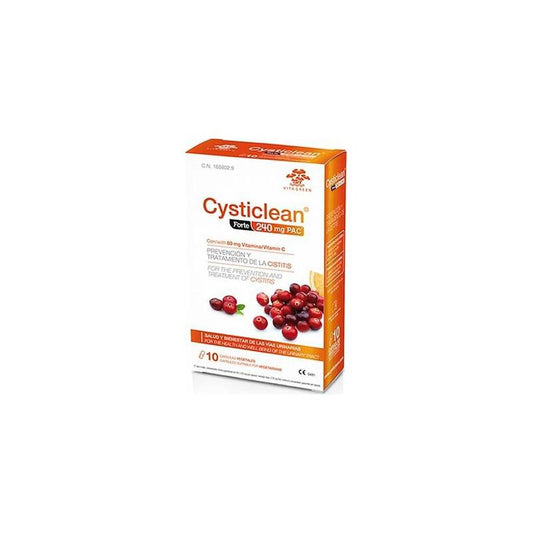 Cysticlean Forte 240 Mg - 10 Capsules Jag Couture London - New York