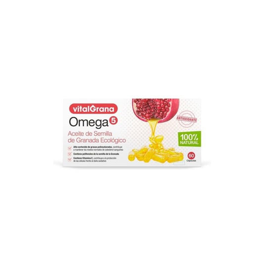 Vitalgrana Omega 5 Of 60 Capsules Jag Couture London - New York