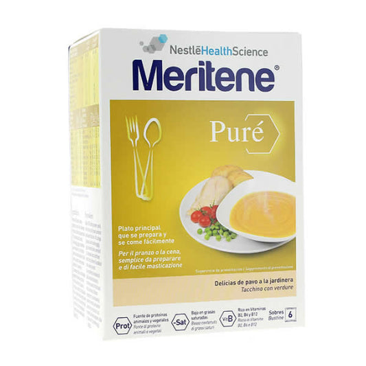 Meritene Puré Delicias De Pavo A La Jardinera 6 Sobres Jag Couture London - New York