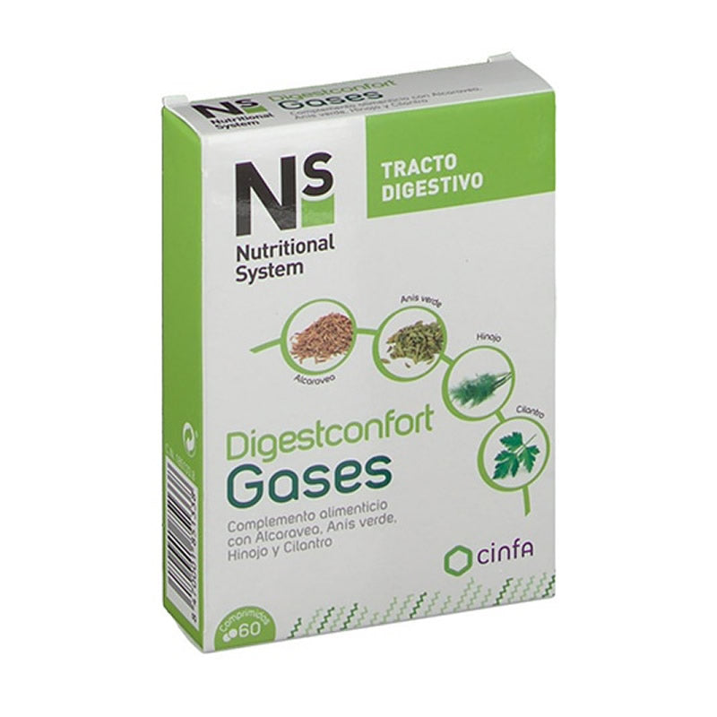 Ns DigestComfort Gas Relief 60 Tablets Jag Couture London - New York