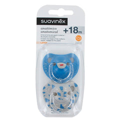 Suavinex 2 Anatomical Soothers +18cm Jag Couture London - New York