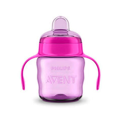 Avent Pink Cup 200ml Soft Mouthpiece +6 Months 1U Jag Couture London - New York
