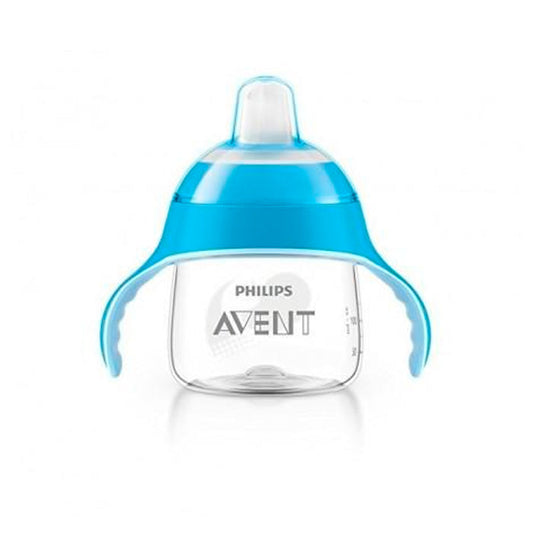 Avent Blue Cup 200ml Soft Mouthpiece +6 Months 1U Jag Couture London - New York