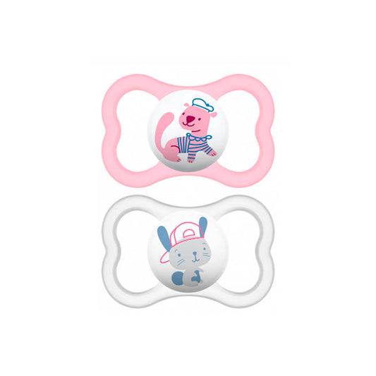 Mam Air Silicone Pacifier Duplo +6M Jag Couture London - New York