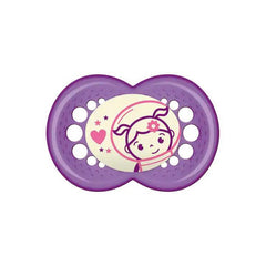 Mam Baby Dummy Original Night 16+ Silicone Pink Jag Couture London - New York