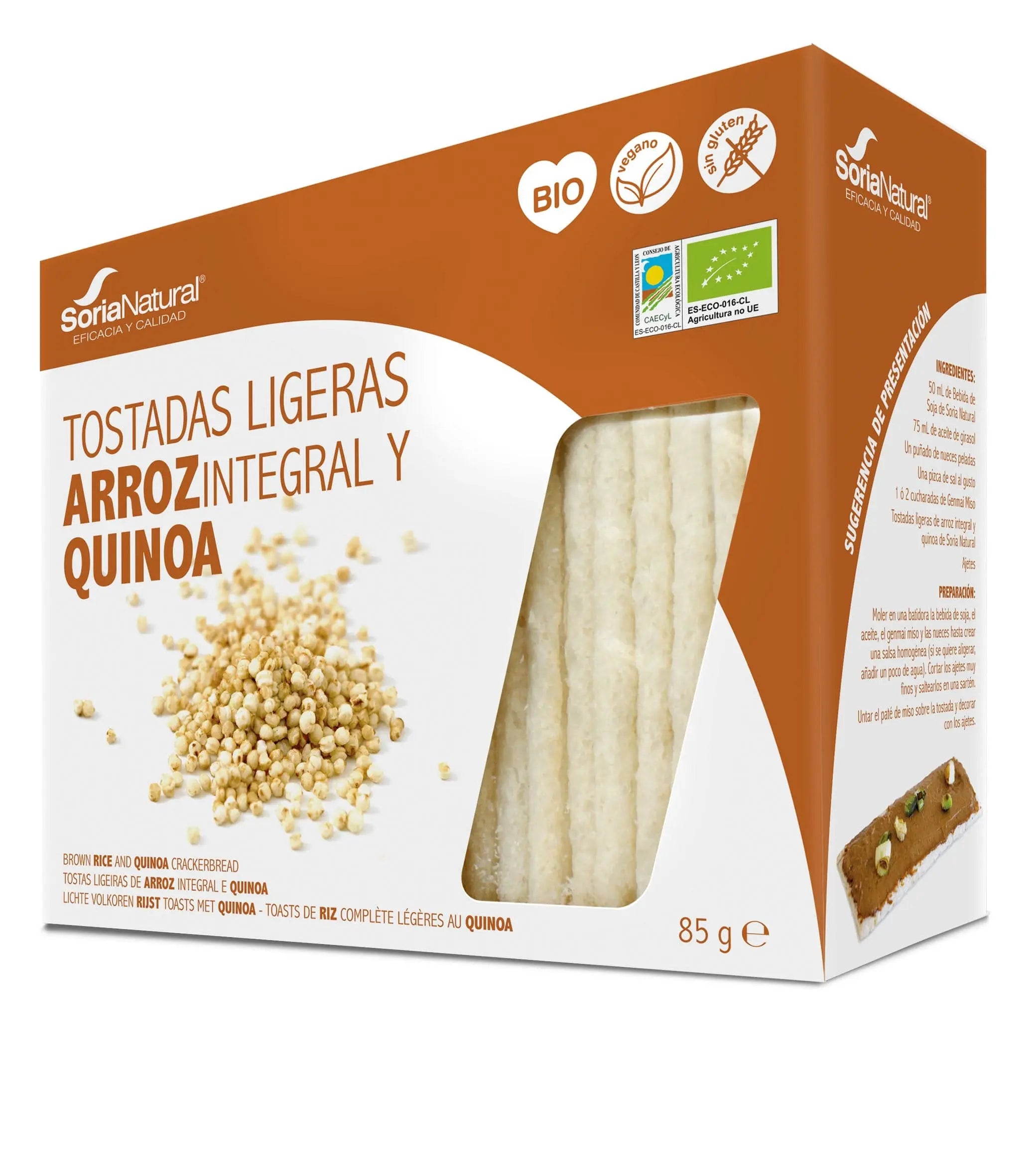 Jag Couture London - New York Alecosor Bio Tostadas De Arroz y Quinoa