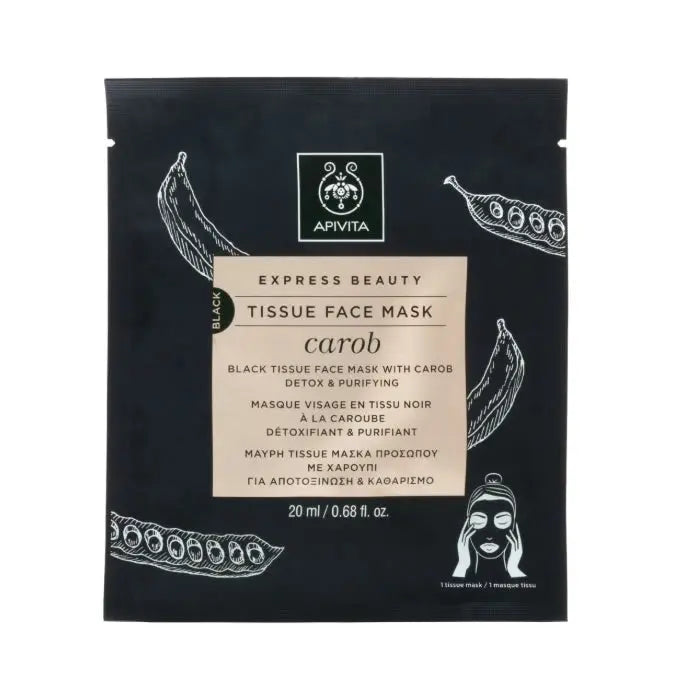 Apivita Tussue Face Mask Detox & Puridying With Carob 20ml Jag Couture London - New York