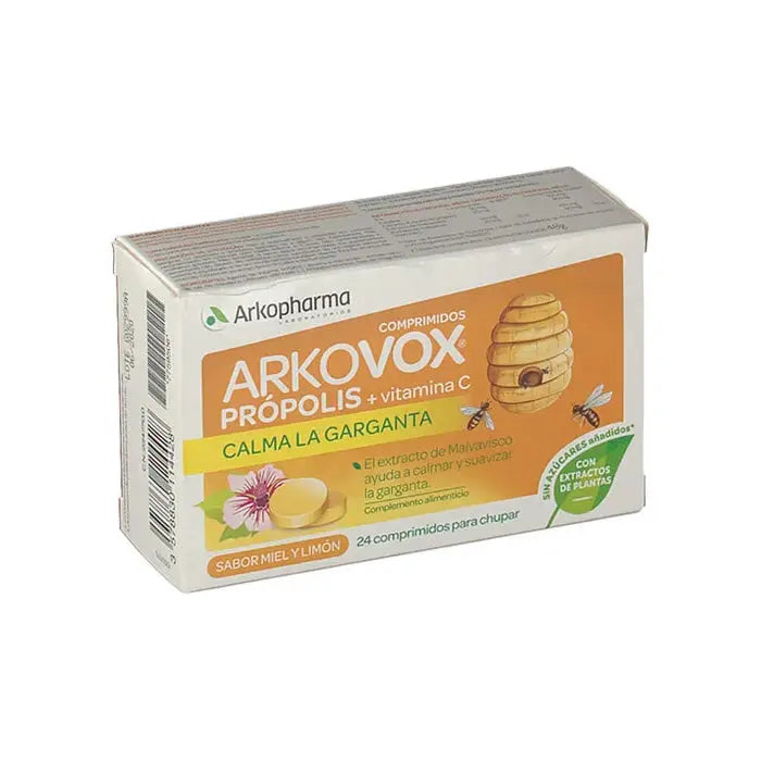 Arkopharma Arkovox 24 Honey & Lemon Tablets Jag Couture London - New York