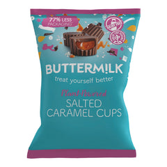Buttermilk Dairy Free salted caramel cups in pouch