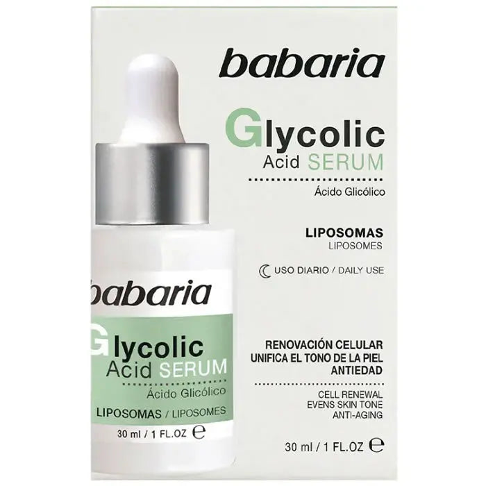Babaria Glycolic Acid Serum Cell Renewal 30ml Jag Couture London - New York