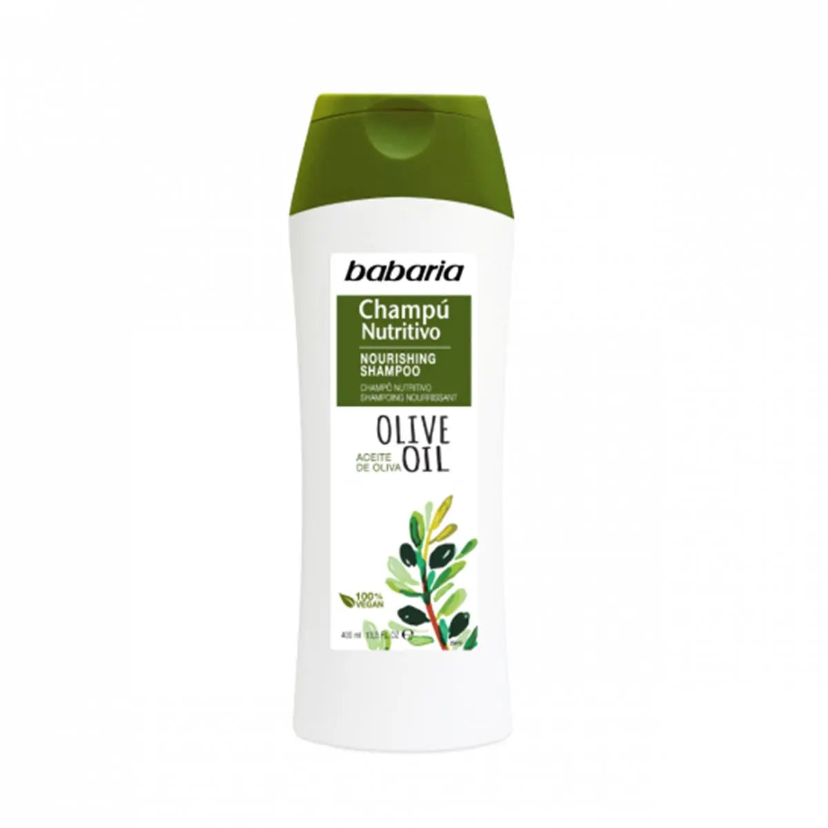 Babaria Nourishing Shampoo Olive Oil 400ml Jag Couture London - New York