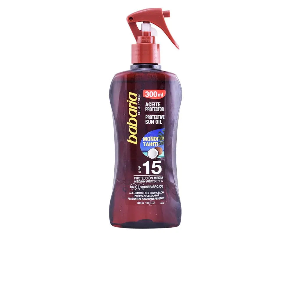 Jag Couture London - New York Babaria Protective Sun Oil Spf15 With Tahitian Monoï Oil 300ml