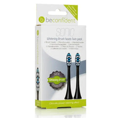 Beconfident Sonic Whitening Brush Heads Black 2 Units Jag Couture London - New York