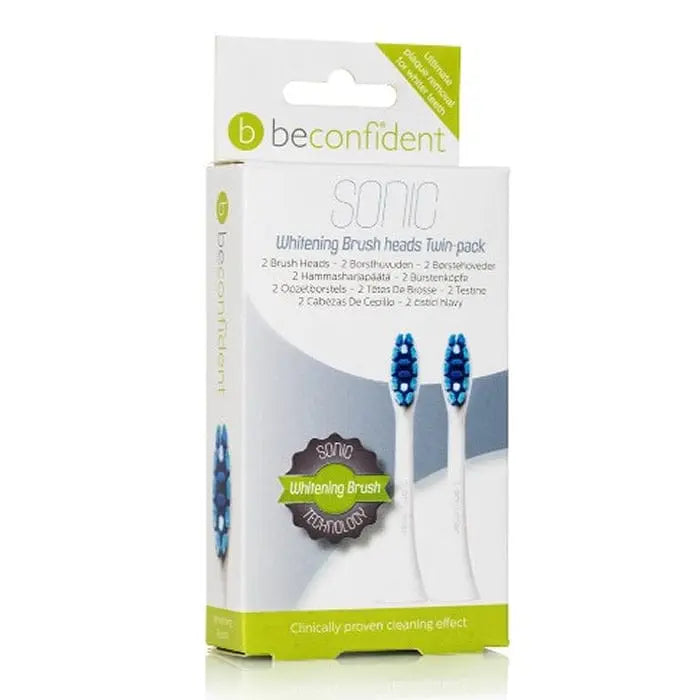 Jag Couture London - New York Beconfident Sonic Whitening Brush Heads White 2 Units