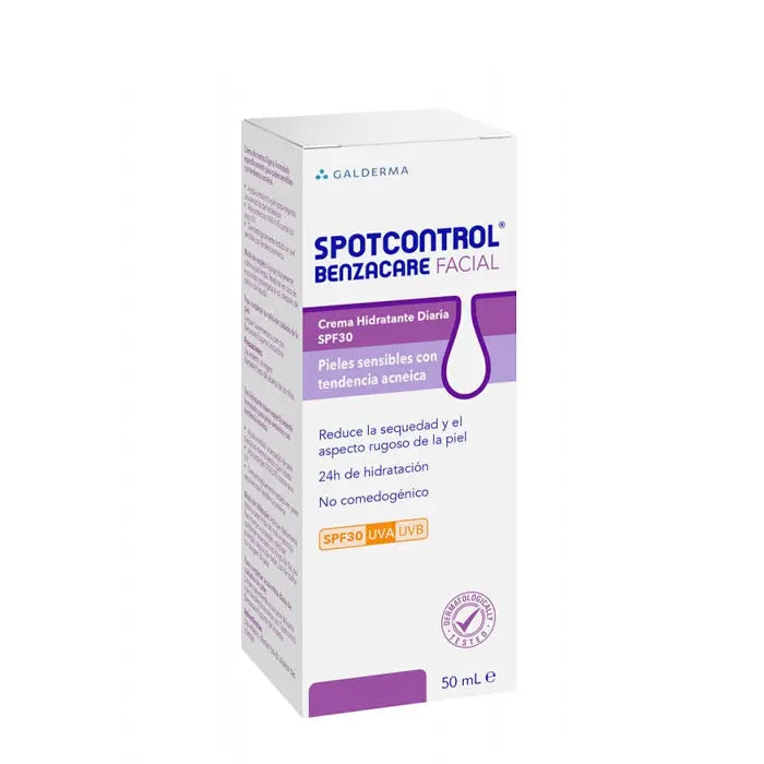 Benzacare Spotcontrol Moisturising Face Cream Spf30 50ml Jag Couture London - New York