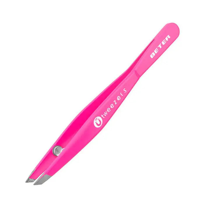 Beter Tweezers Magnetic Slanted Tip Pink Jag Couture London - New York