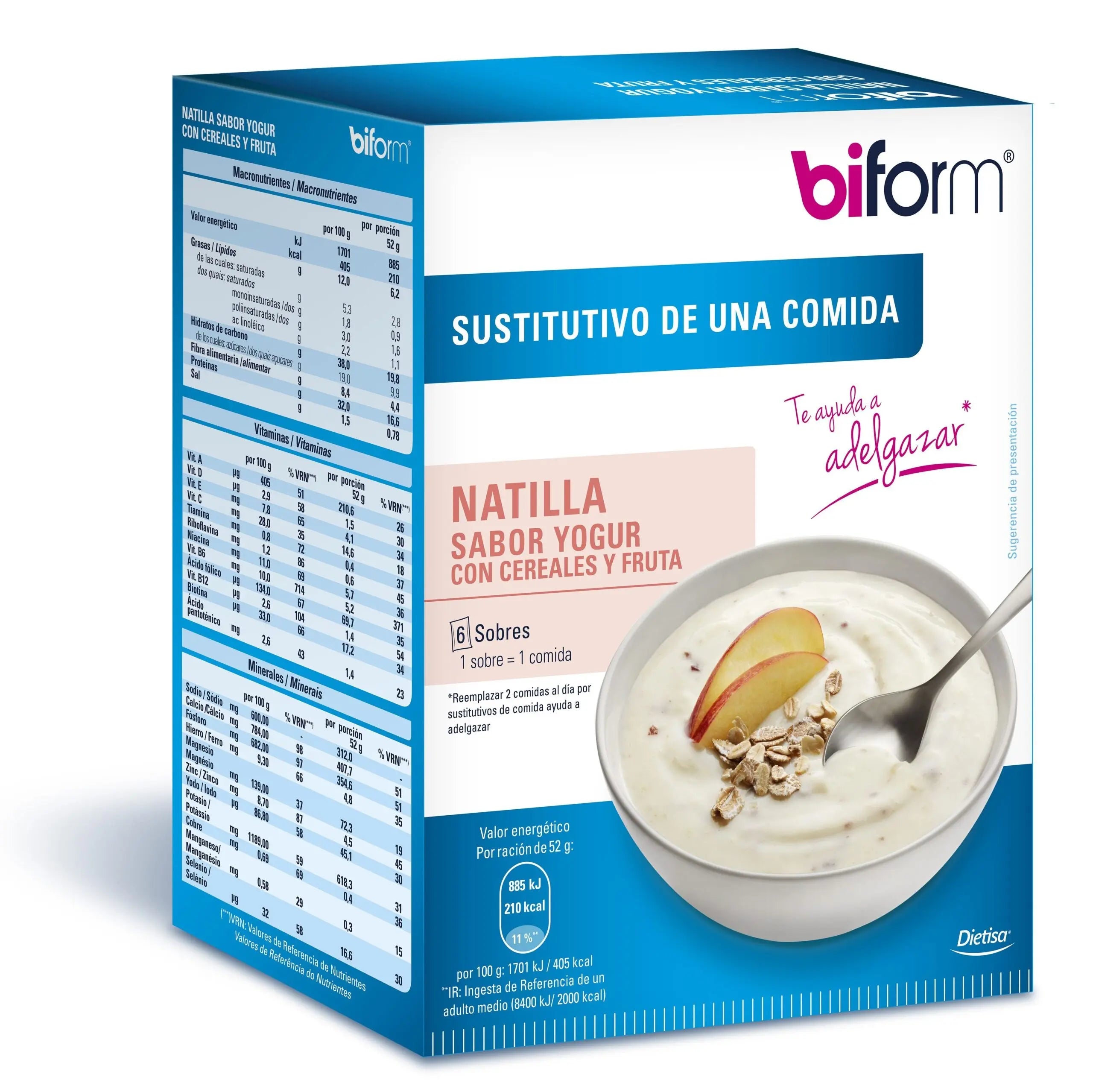 Biform Natillas Yogur Cereales 6 Sobres Jag Couture London - New York