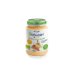 Jag Couture London - New York Bionubén Bionuben Ecopuré Tarrito Verduras y Arroz Con Pollo 6m 250g