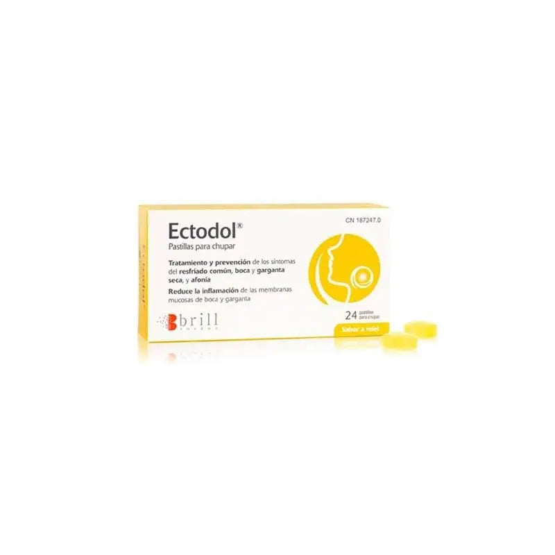Jag Couture London - New York Brill Pharma Ectodol Pastillas Para Chupar Sabor Miel 24 Unidades