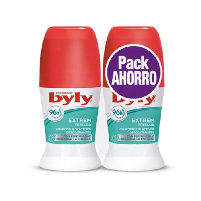 Byly Extrem Freshness Roll-On Deodorant 2x50ml Jag Couture London - New York