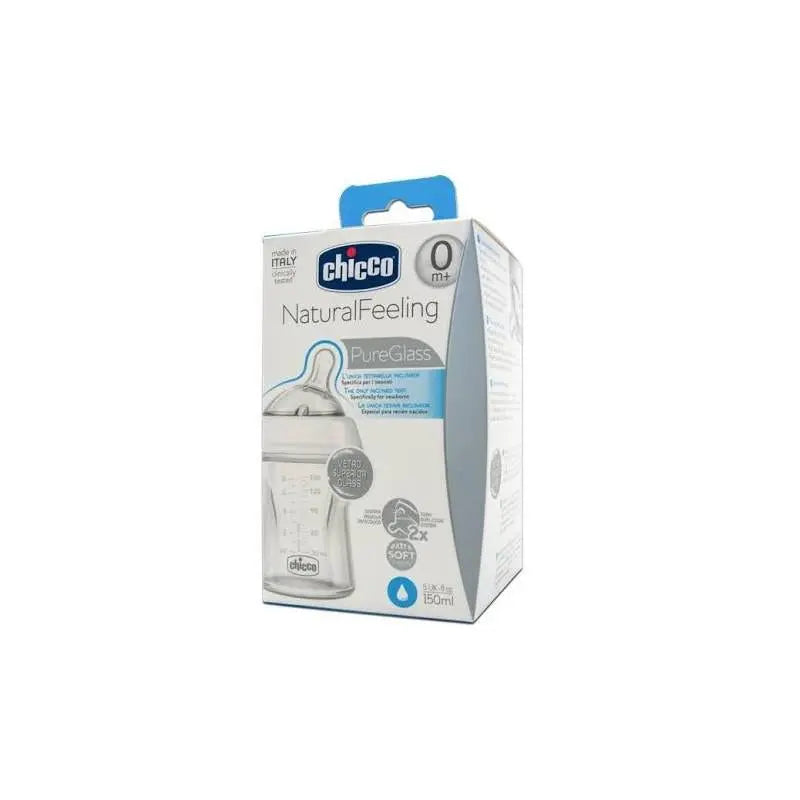 Chicco Baturalfeeling 150ml Glass Jag Couture London - New York