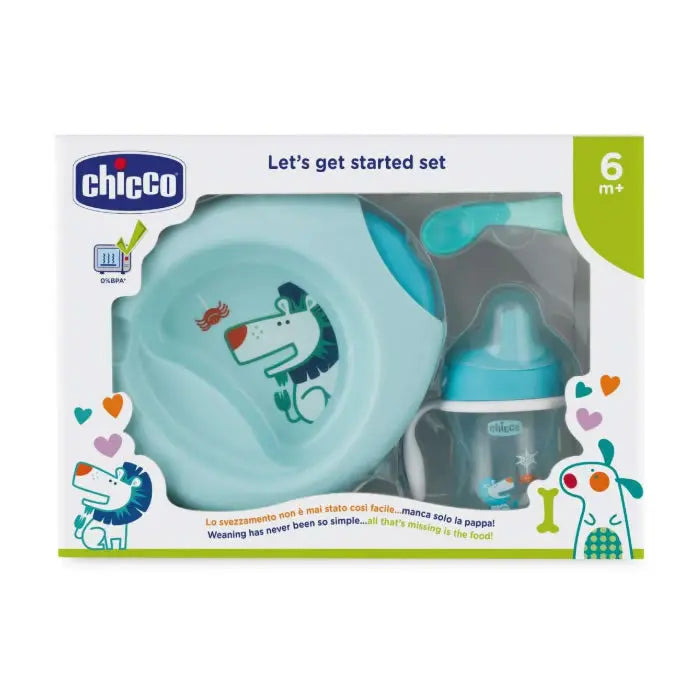 Jag Couture London - New York Chicco Let's Get Started 6m+ Blue Set 3 Pieces