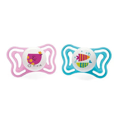 Chicco Pacifier Physio Light Pink 16-36M 2U Jag Couture London - New York