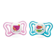 Jag Couture London - New York Chicco Pacifier Physio Light Pink 16-36M 2U