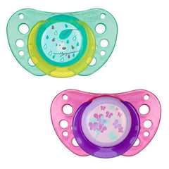 Jag Couture London - New York Chicco Physio Air Rubber Pacifier Blue 12m+ 2 Units
