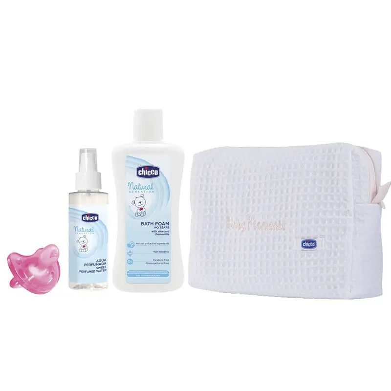 Chicco Toilet Bag Pique Pink Set 3 Pieces Jag Couture London - New York