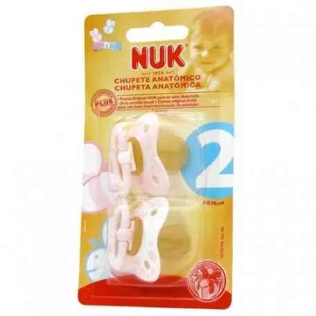 Jag Couture London - New York Chupete Nukete T2 Rose Latex Blister 2 Unidades Nuk