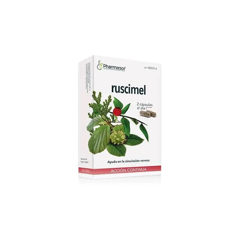 Jag Couture London - New York Cito-Oral Ruscimel Acción Continua 30 Cápsulas 690mg