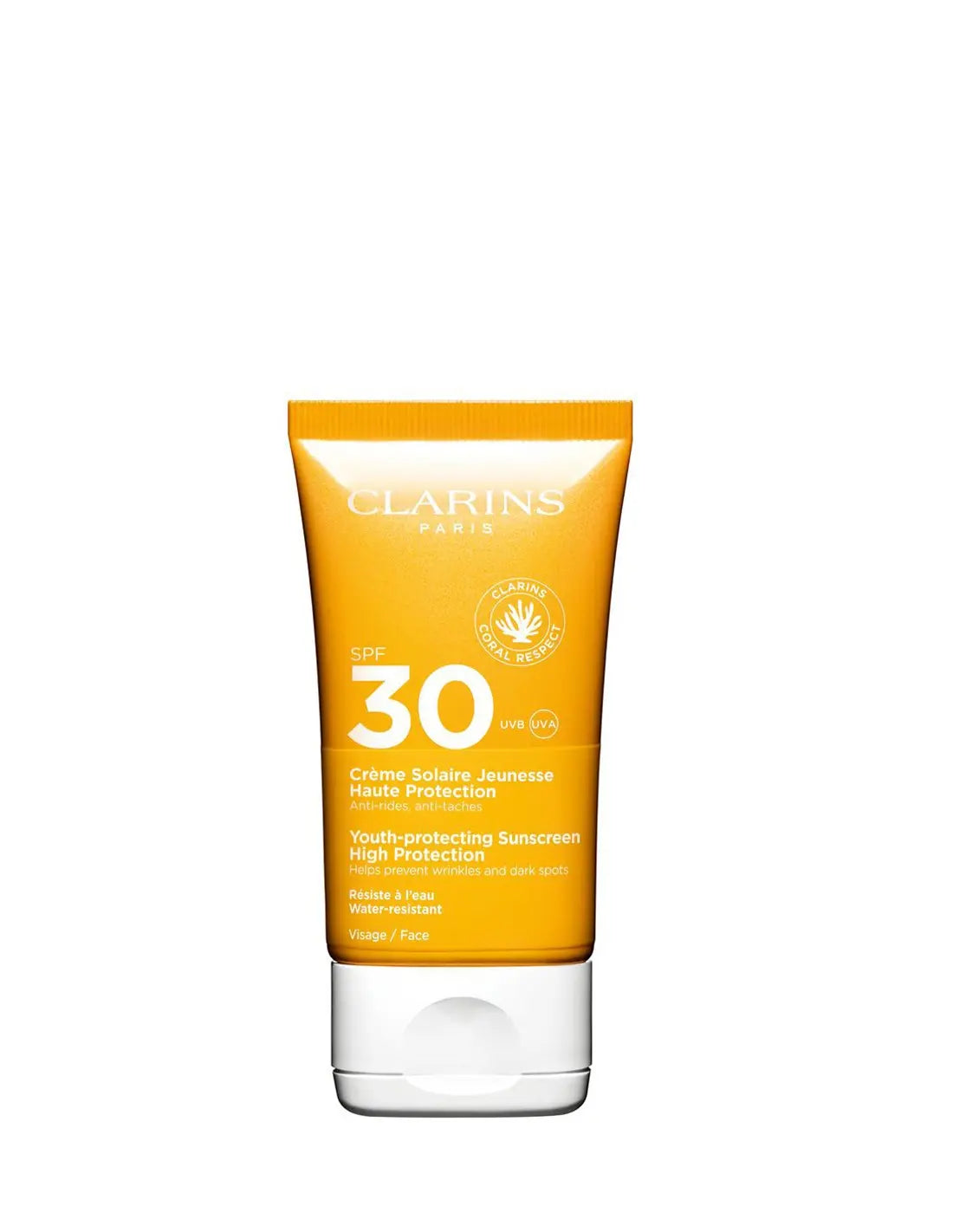 Clarins Crema Solar Alta Protección Uva - Uvb Spf 30 - Rostro 50ml Jag Couture London - New York