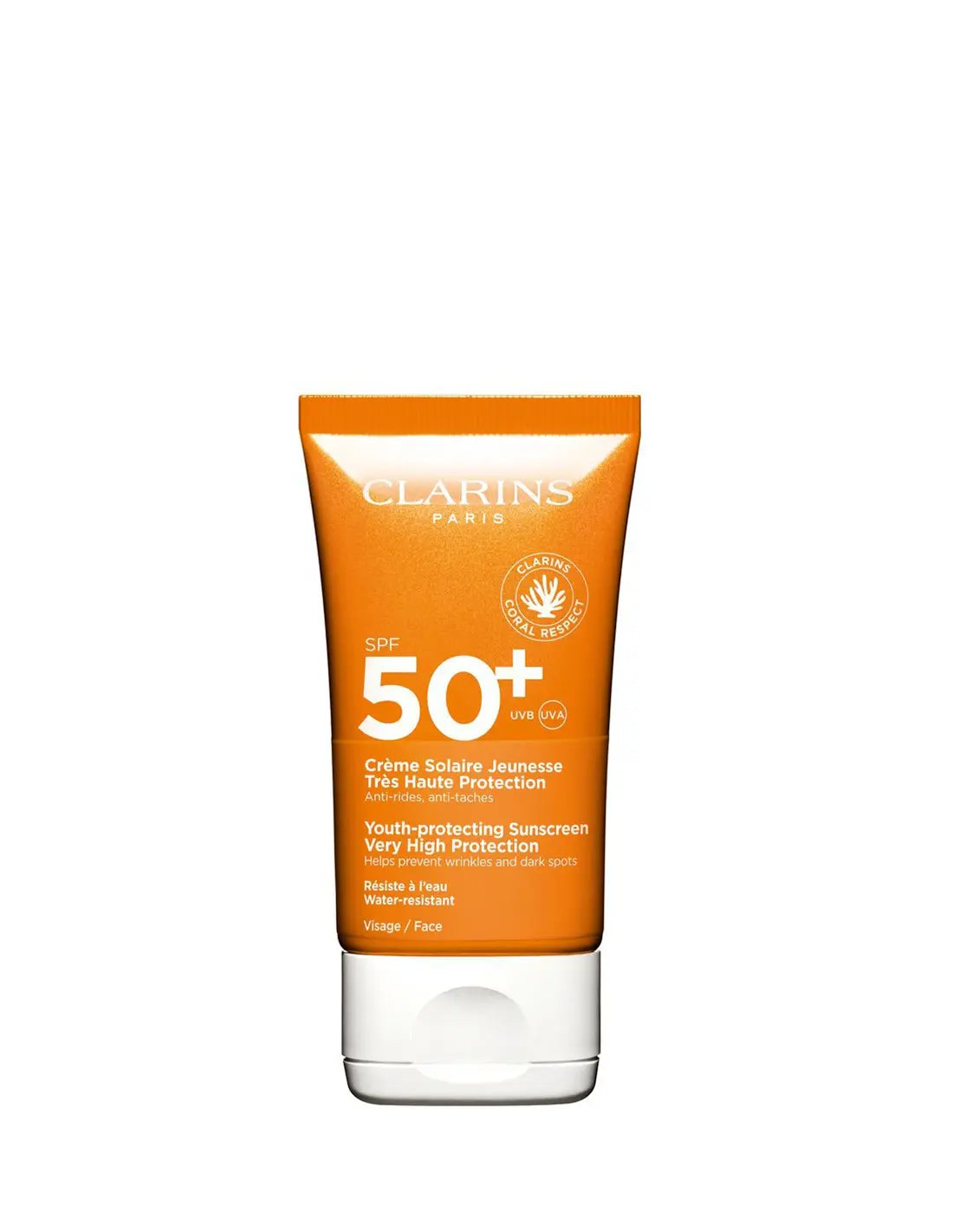 Clarins Crema Solar Muy Alta Protección Uva - Uvb Spf 50 - Rostro 50ml Jag Couture London - New York