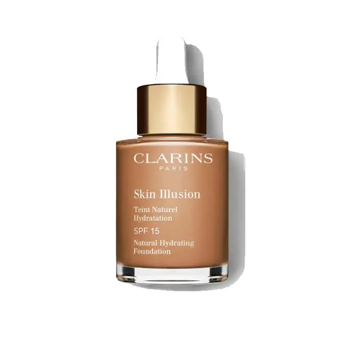 Clarins Skin Illusion Natural Hydrating Foundation Spf15 113 Chestnut 30ml Jag Couture London - New York