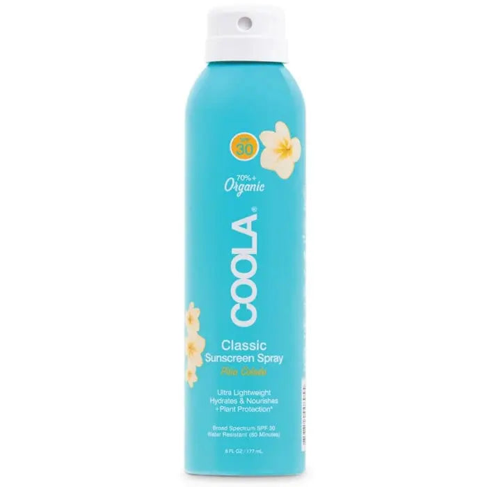 Jag Couture London - New York Coola Classic Body Organic Sunscreen Spray Spf30 Piña Colada 177ml
