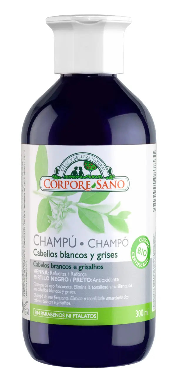 Corpore Champu Cabellos Gris-Blanco 300ml Bio Jag Couture London - New York