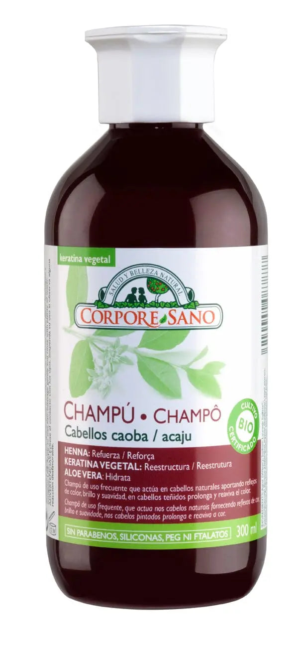Jag Couture London - New York Corpore Champu Henna Cabellos Caoba 300ml Sandalo