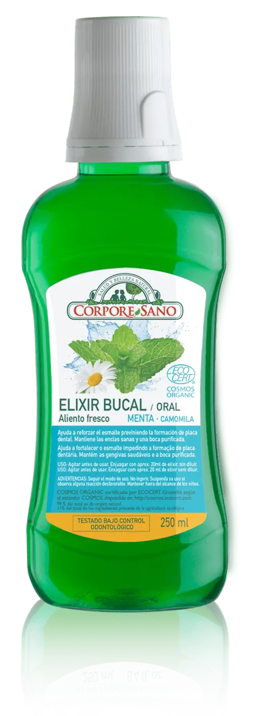 Jag Couture London - New York Corpore Elixir Bucal Cosmos Organic 250ml Menta Camomila