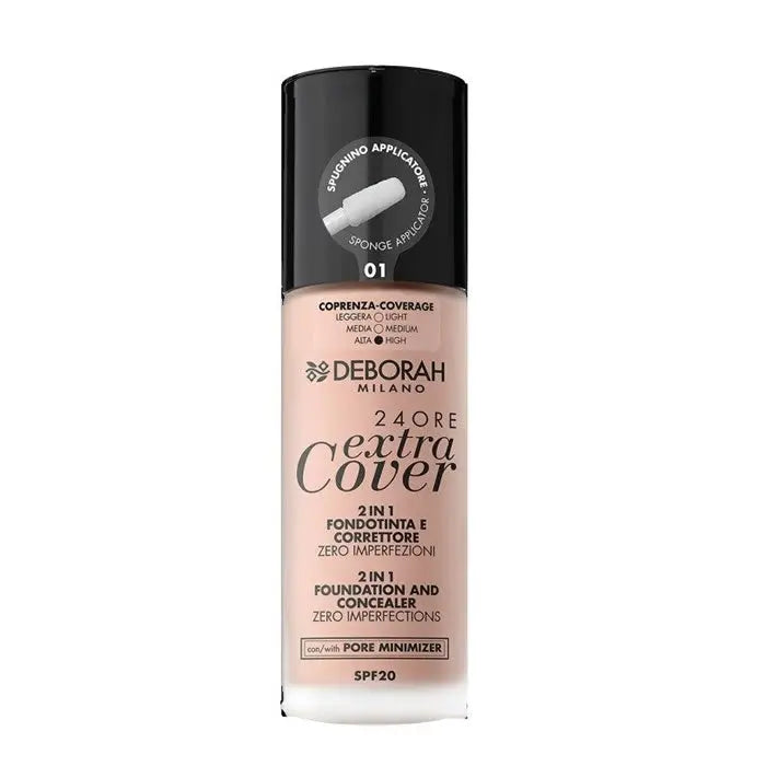 Deborah Milano 24 Ore Extra Cover 2 In 1 Spf20 01 30ml Jag Couture London - New York