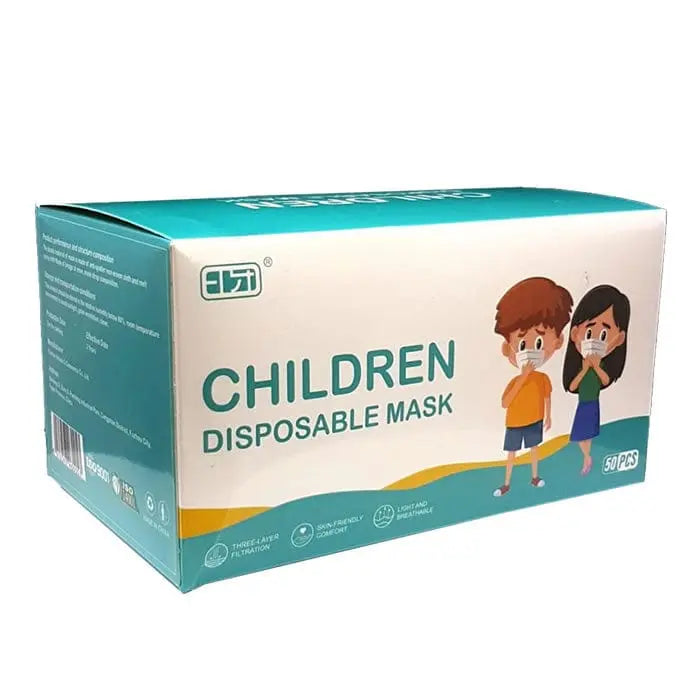 Jag Couture London - New York Disposable Blue Kids Face Masks 50 units
