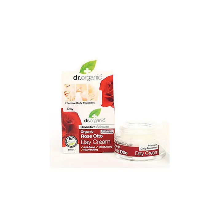 Dr Organic Rose Otto Cream 50ml Jag Couture London - New York