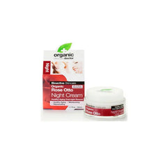 Dr Organic Rose Otto Night Cream 50ml Jag Couture London - New York