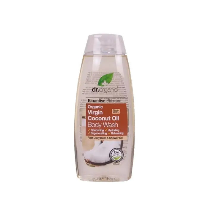 Dr Organic Virgin Coconut Oil Bath And Shower Gel 250ml Jag Couture London - New York