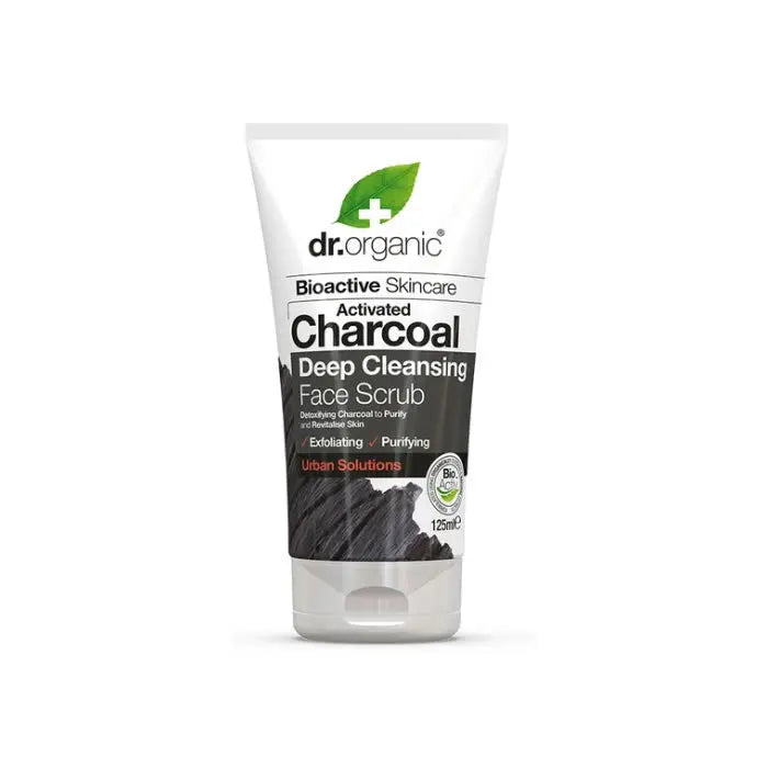 Dr. Organic Charcoal Face Scrub 125ml Jag Couture London - New York