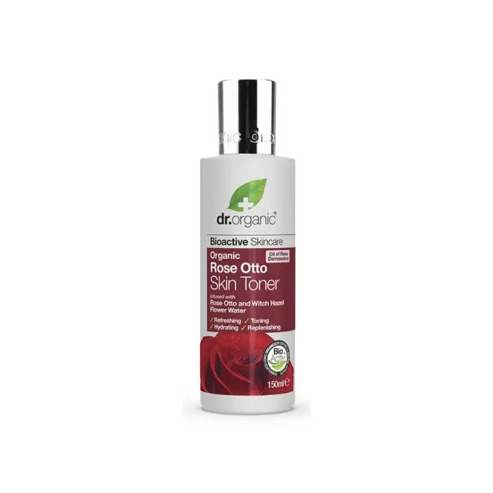 Dr. Organic Rose Otto Skin Toner 150ml Jag Couture London - New York