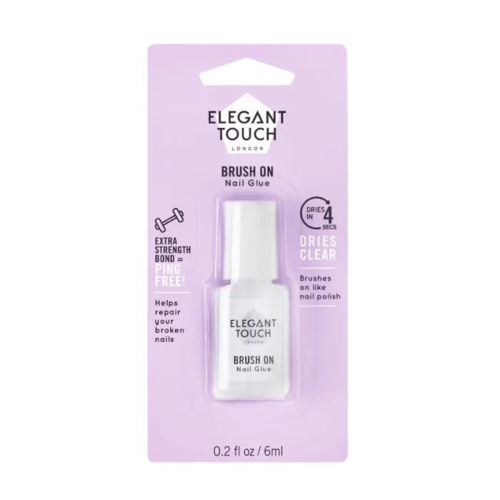 Elegant Touch Brush On Nail Glue Jag Couture London - New York